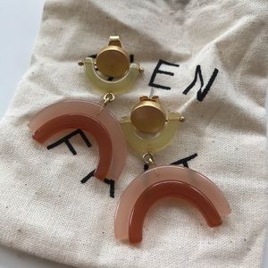 Madewell Modern Acetate Arc Earrings